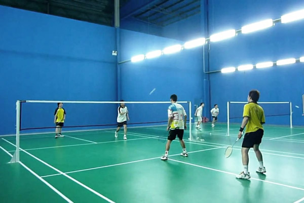 led lights for indoor badminton court